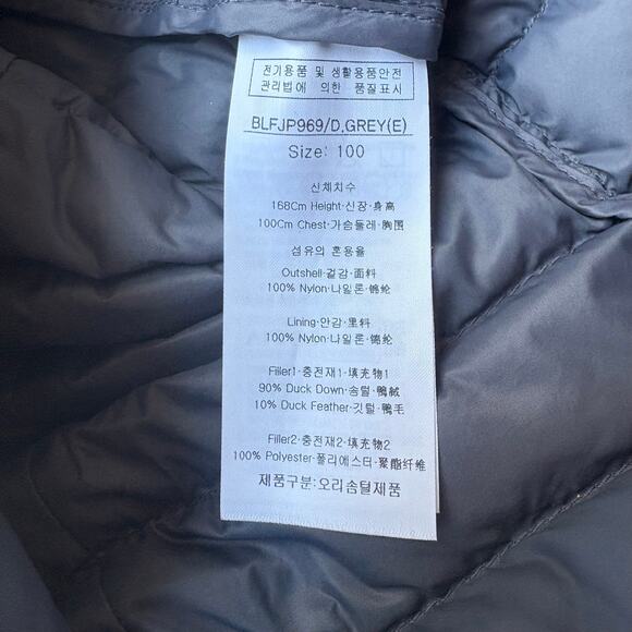 Louis Castel Golf Down Filler Puffer Vest Sz M Gray Lightweight Snap Close Tunic - Picture 12 of 14